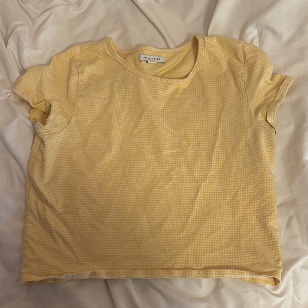 Yellow Gingham Women’s Shirt